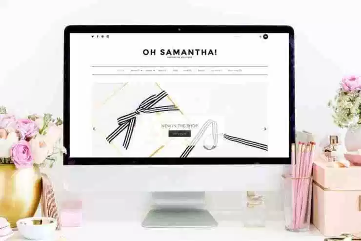 Samantha WordPress feminine theme