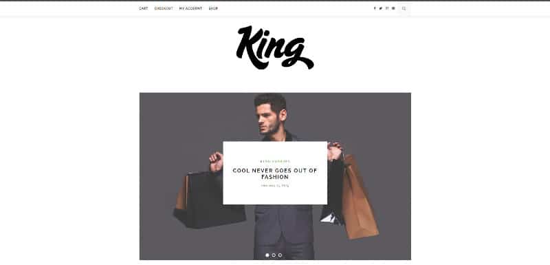 King free WooCommerce ready theme from ThemeIt